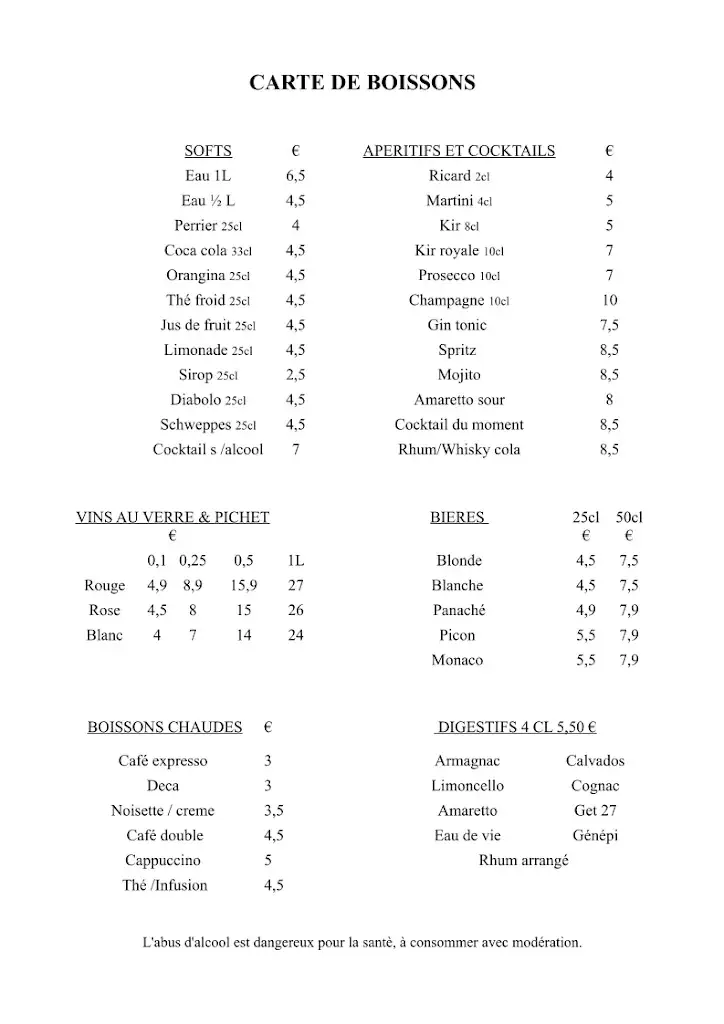 Menu_La table de Giuseppe_Annemasse_immagine_1