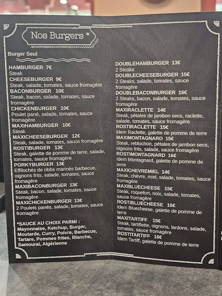 Menü_Burger's Café_Thoissey_Bild_1