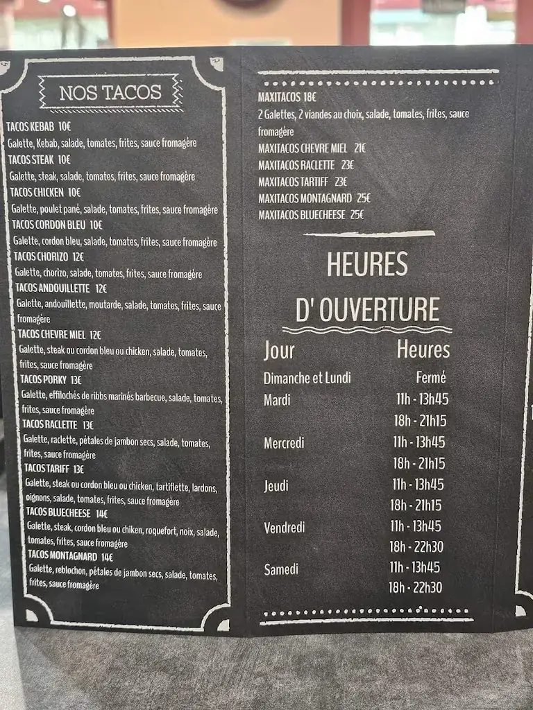 Menü_Burger's Café_Thoissey_Bild_2