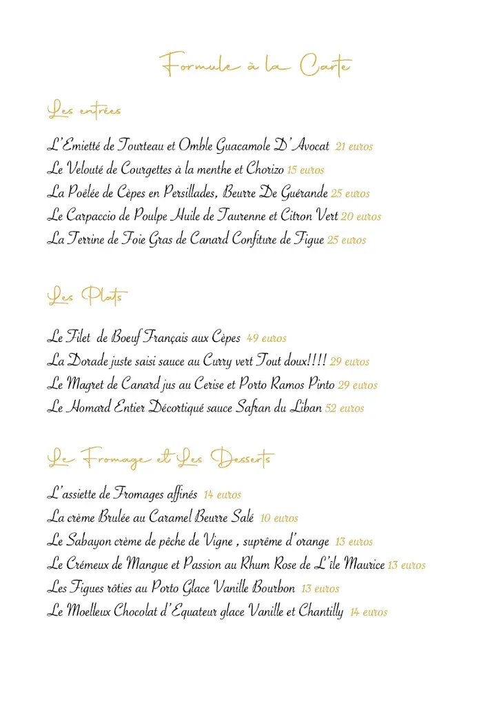 Menu_Restaurant Bistrot Le Petit Cep_Thoiry_image_2
