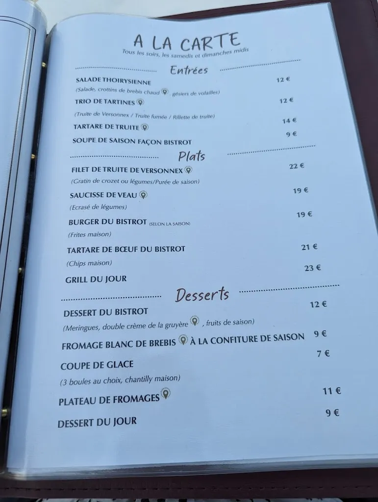 Menu_Le Bistrot du Mont Blanc_Thoiry_image_2