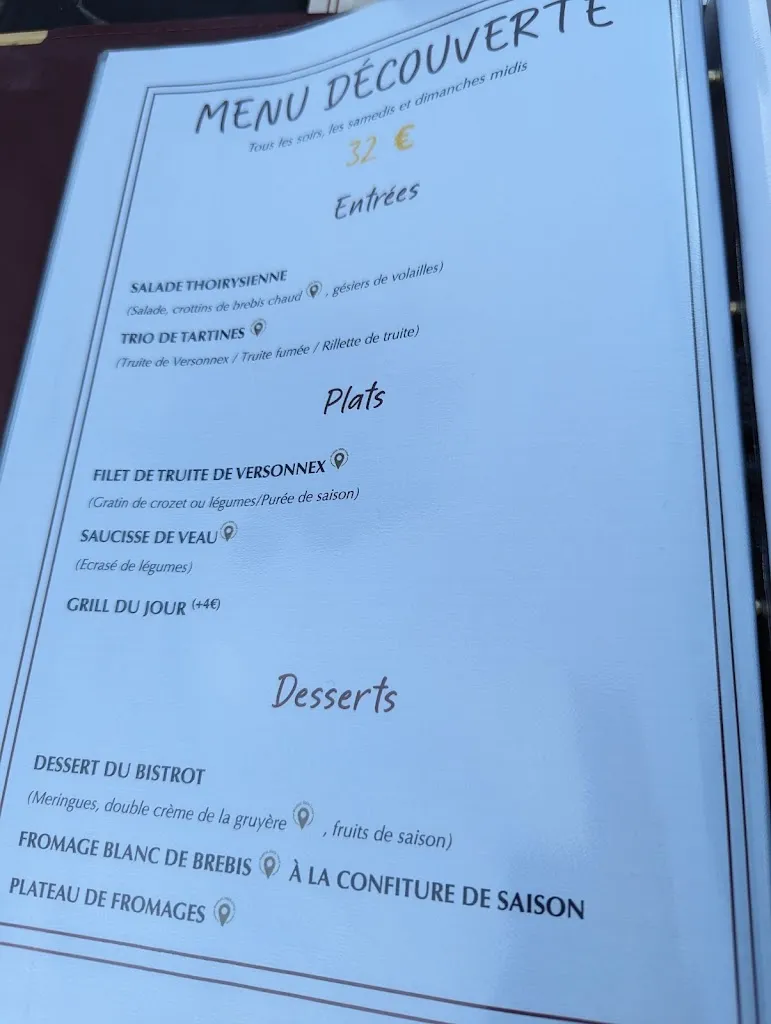 Menu_Le Bistrot du Mont Blanc_Thoiry_image_4