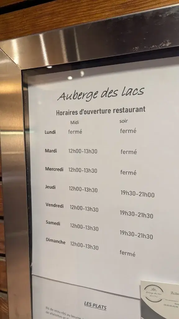 Menu_Auberge des Lacs_Thyez_image_4