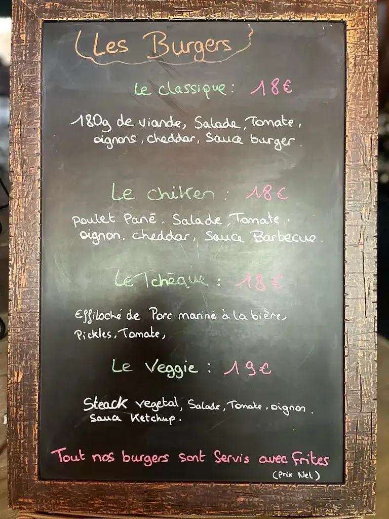 Menu_Les Brasseurs Tcheques_Thyez_image_1