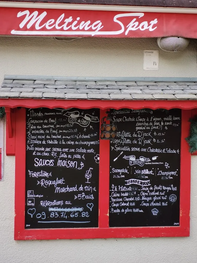 Menu_Melting Spot_Samoëns_imagen_1