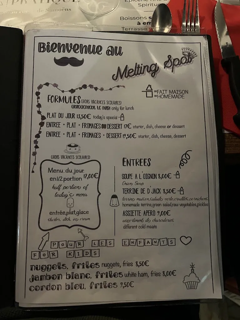 Menu_Melting Spot_Samoëns_imagen_3