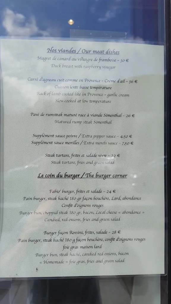 Menu_Fabio Restaurant_Samoëns_image_4