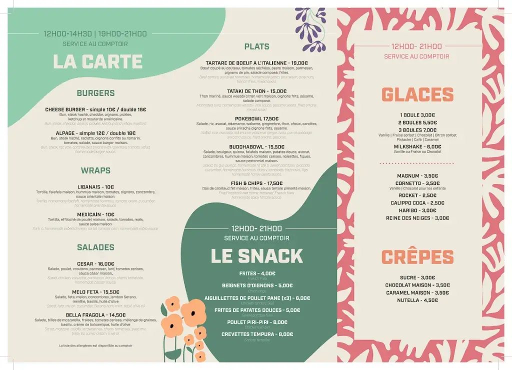 Menu_L'entre 2 lacs_Samoëns_image_2