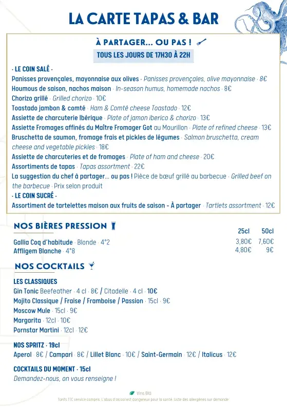 Menu_L'Équerre Restaurant Toulon_Toulon_image_1