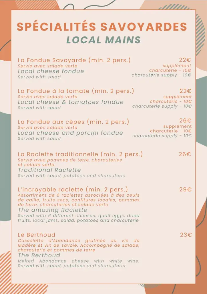 Menu_Les Terrasses du Mont Blanc | Restaurant_Taninges_image_1