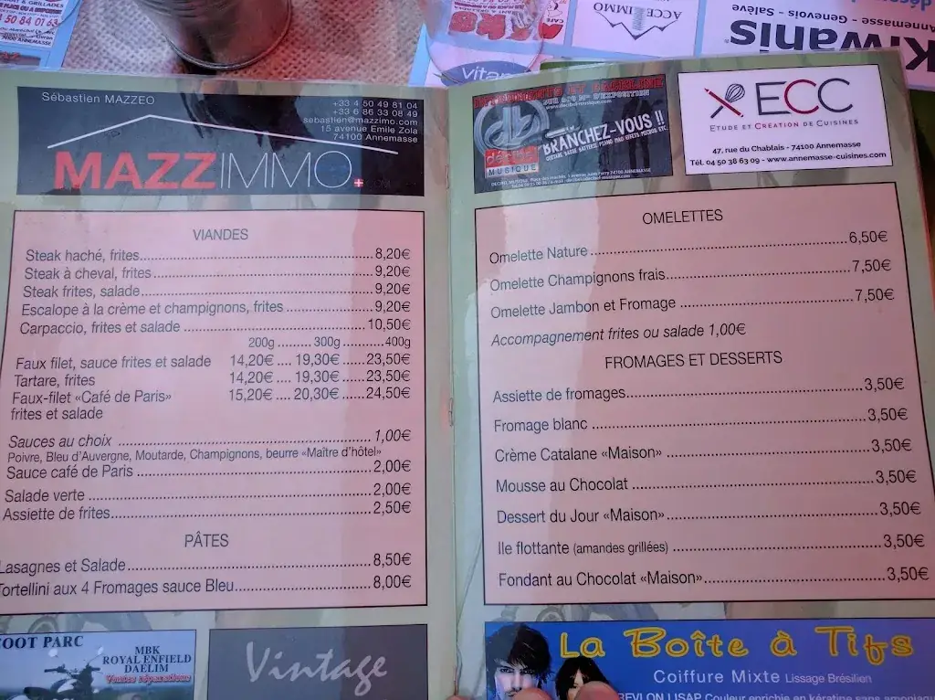 Menu_Brasserie Le Globe...bar..salon de the.._Annemasse_image_2