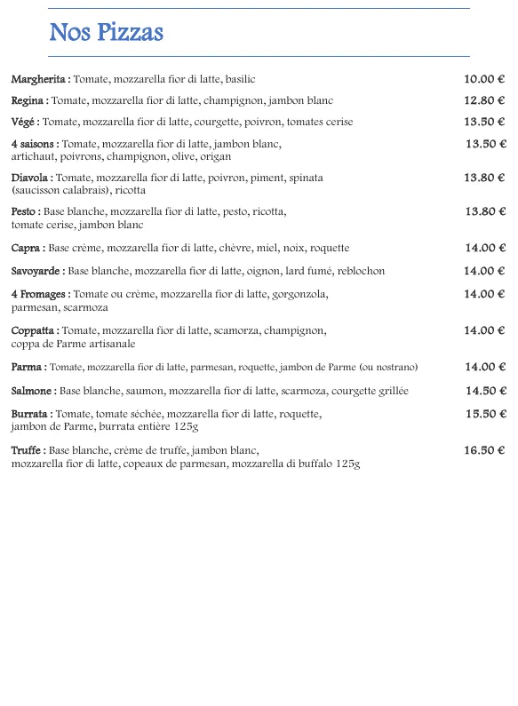 Menu_Restaurant - La chaumière Saint-Maurice_Fillière_image_2