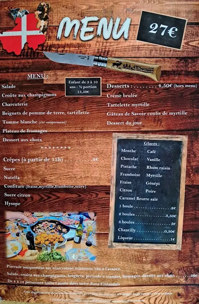 Menu_Gîte et Restaurant Chez Merlin_Glières-Val-de-Borne_immagine_1