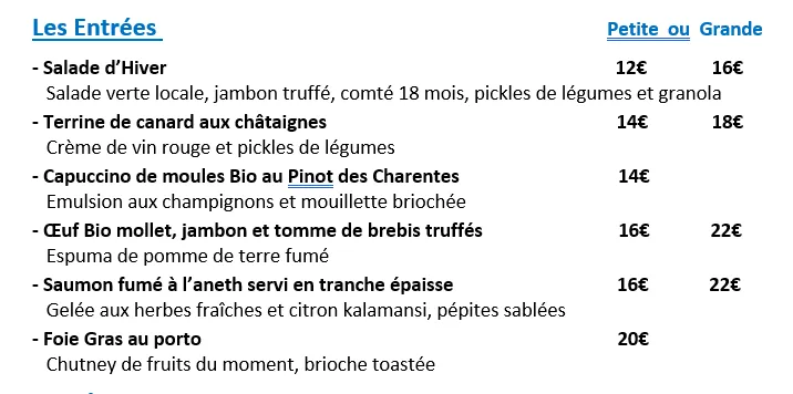 Menu_la Table des Dombes_Miribel_image_2