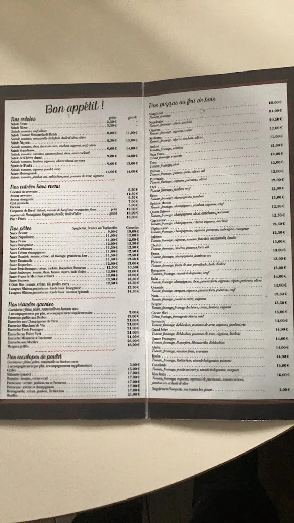 Menu_O Sole Mio - Restaurant Annemasse_Annemasse_immagine_1