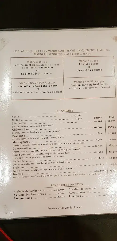 Menu_restaurant le plazza_Annemasse_image_2
