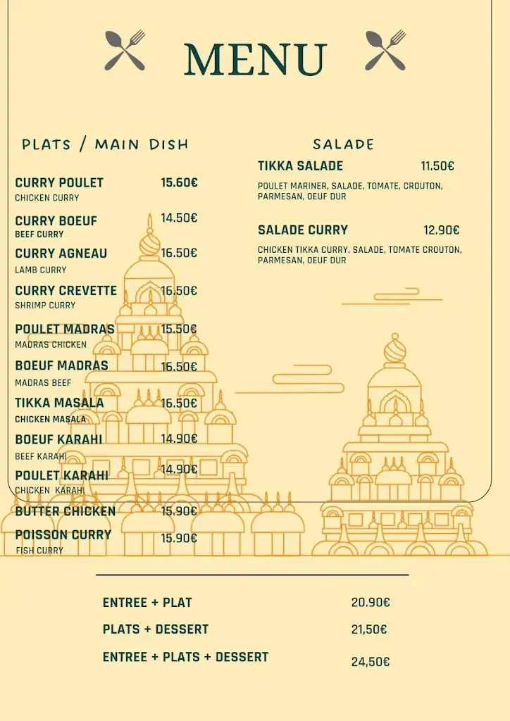 Menu_Café Madras_Ugine_image_1