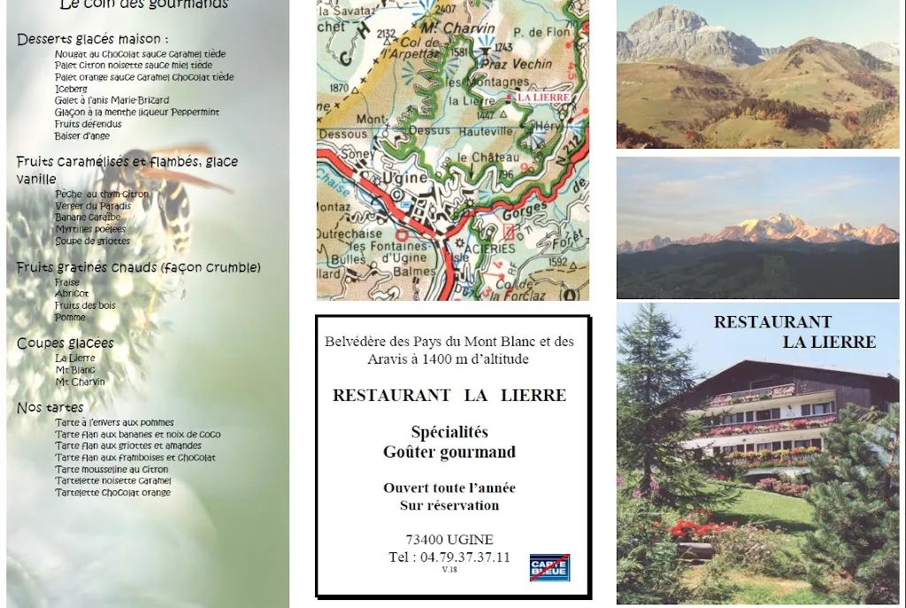 Menu_Restaurant La Lierre_Ugine_image_2