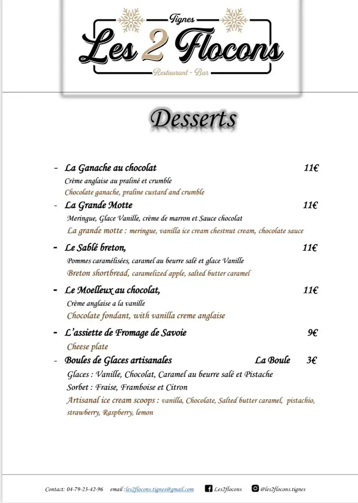 Menu_Les 2 Flocons_Tignes_image_3