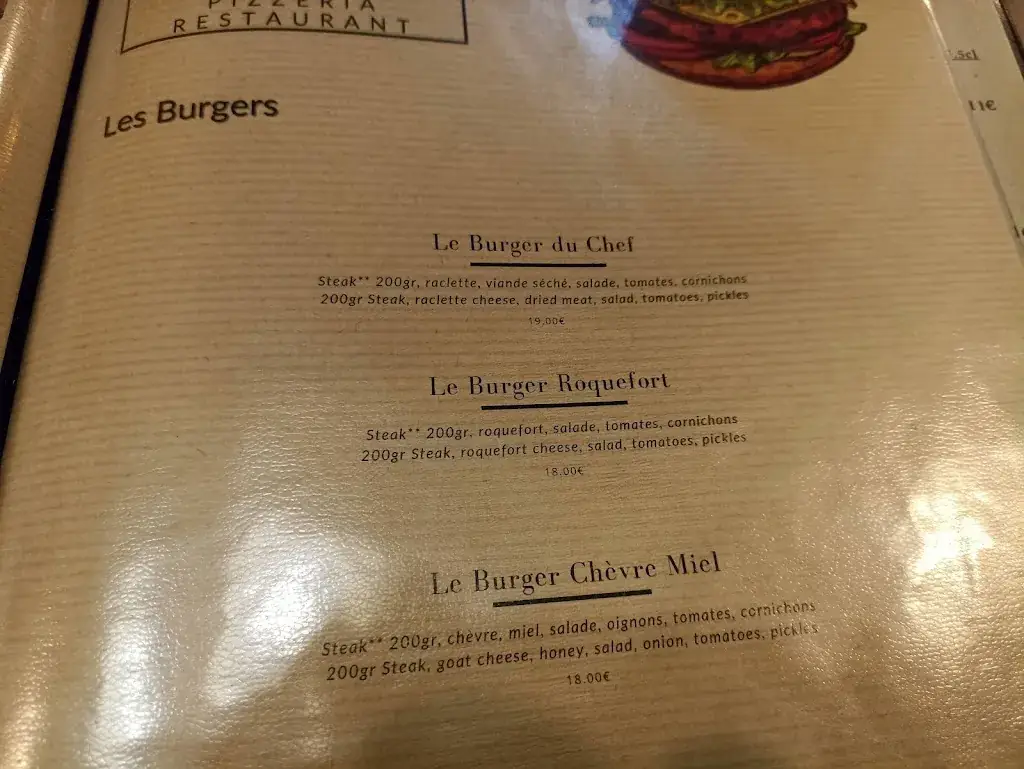 Menu_Pizzeria Le Corail...restaurant_Annemasse_immagine_1