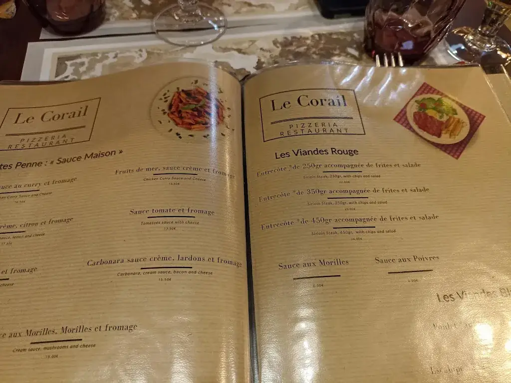 Menu_Pizzeria Le Corail...restaurant_Annemasse_immagine_4