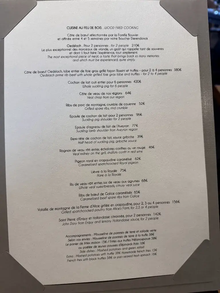 Menu_Le Panoramic_Tignes_image_1