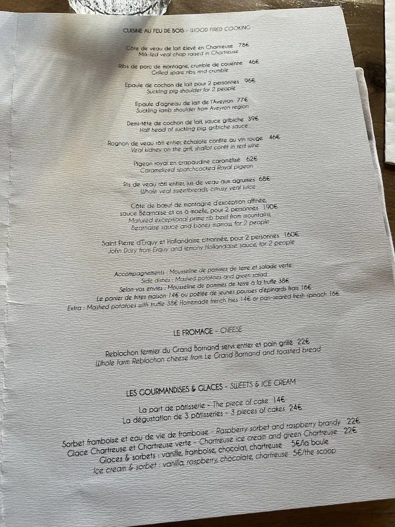 Menu_Le Panoramic_Tignes_image_4