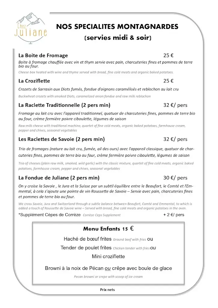 Menu_Chez Juliane_Tignes_image_3