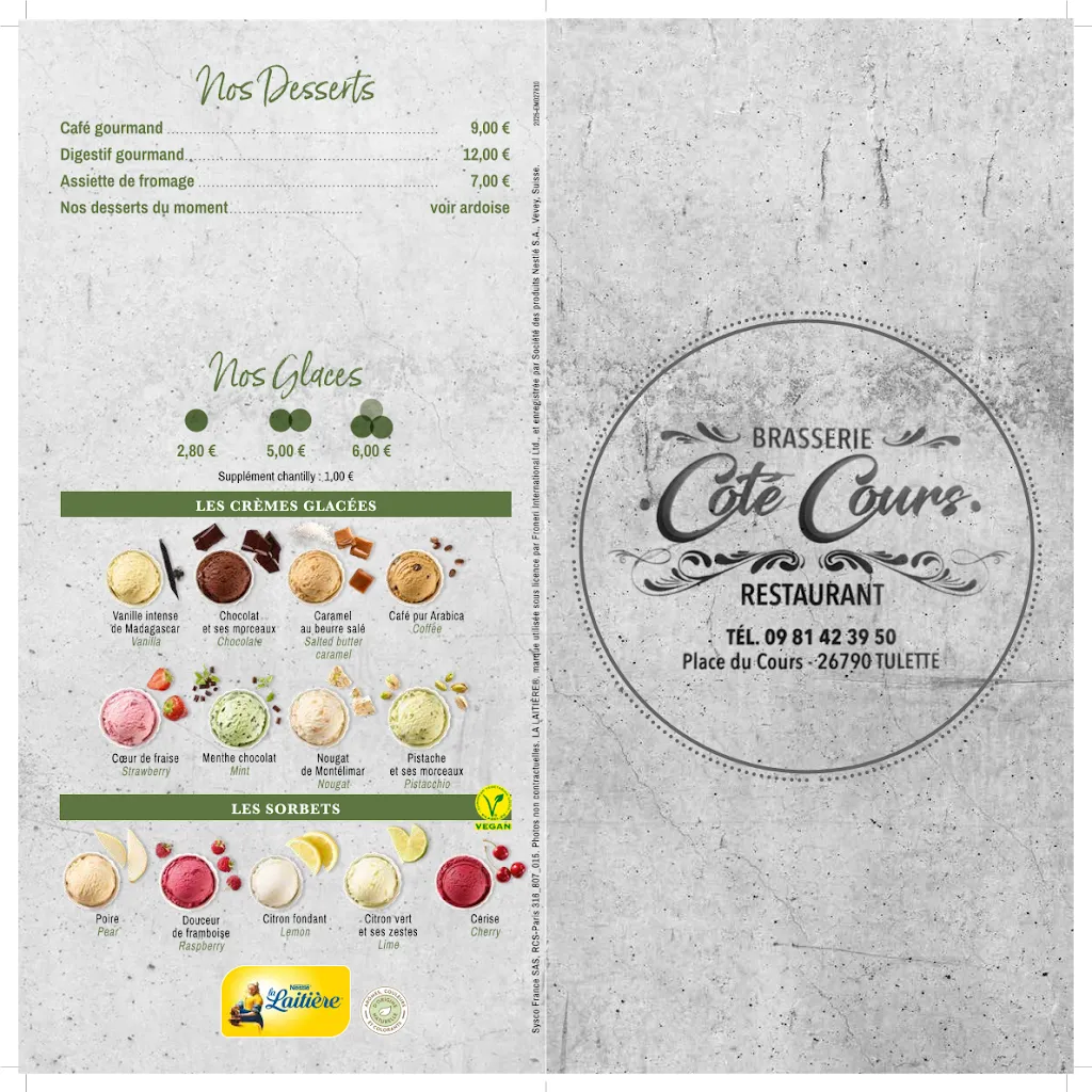 Menu_Brasserie Coté Cours_Tulette_image_2