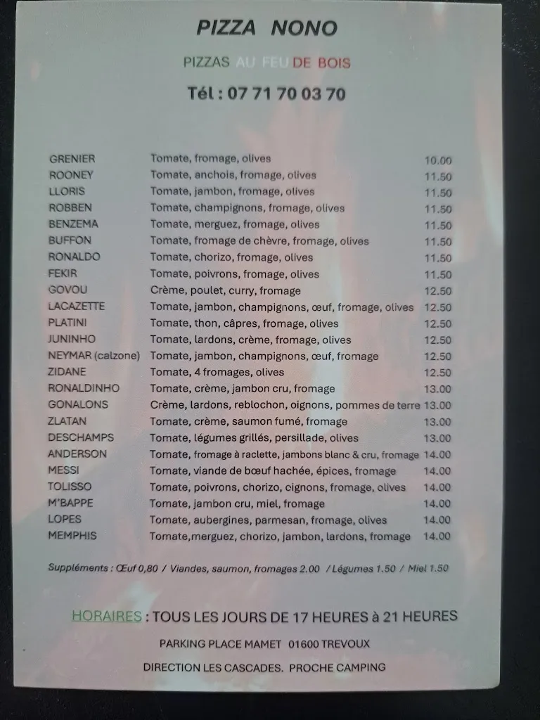 Menu_NONO PIZZA _Trévoux_image_1