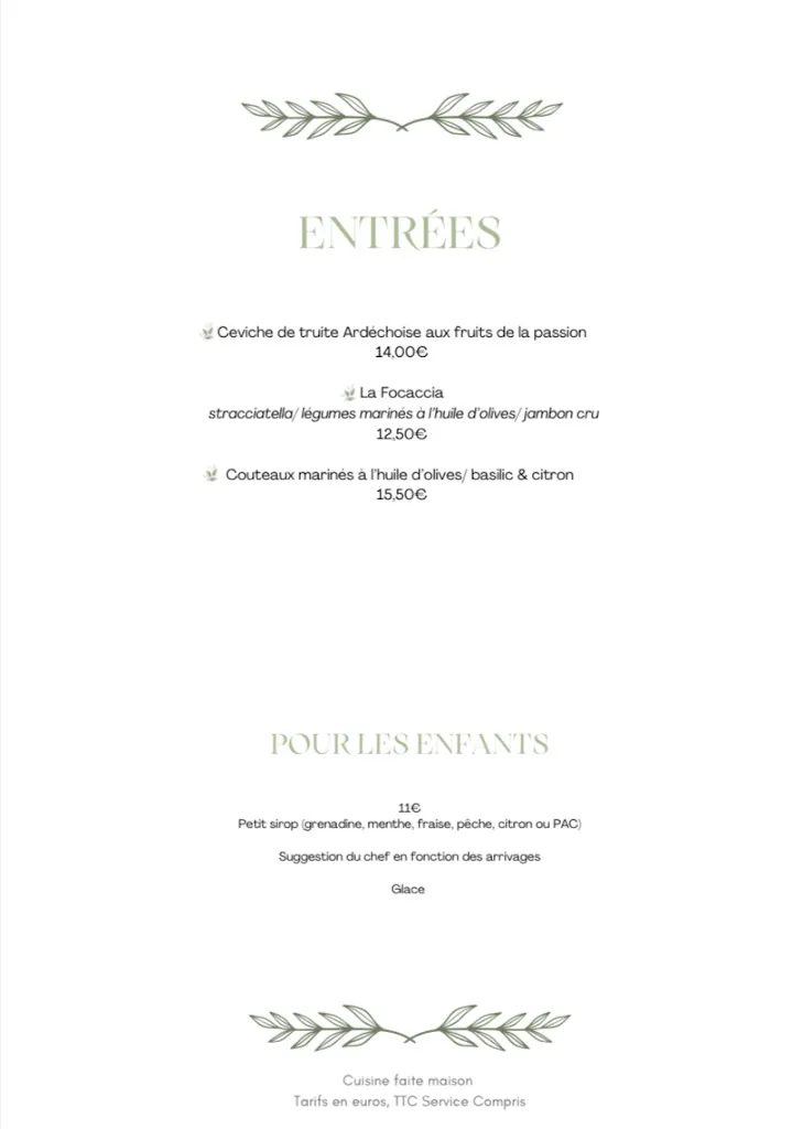 Menu_BLISS Restaurant_Vallon-Pont-d'Arc_image_2