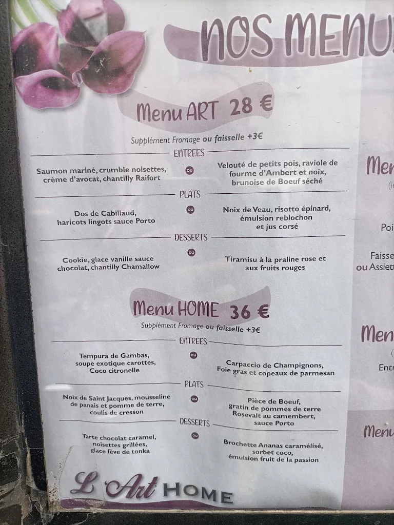 Menu_L'Art Home_Unieux_immagine_3