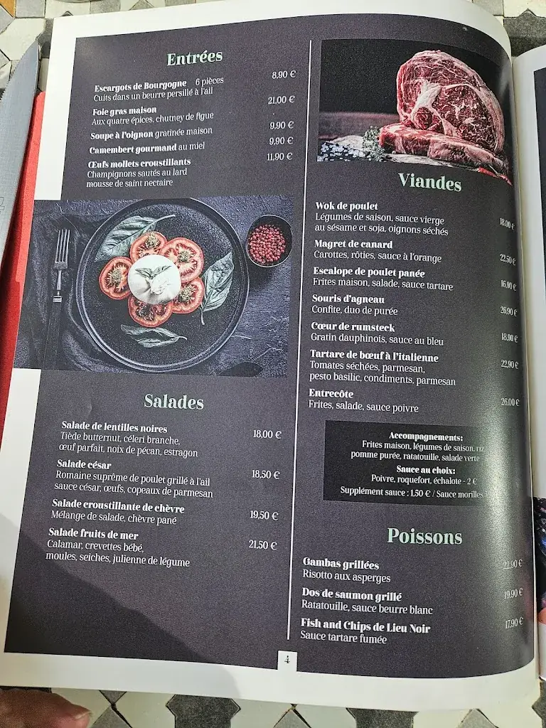 Menu_La Régence_Annemasse_image_1