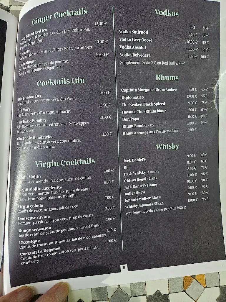 Menu_La Régence_Annemasse_image_2