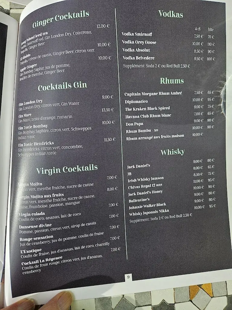 Menu_La Régence_Annemasse_image_3