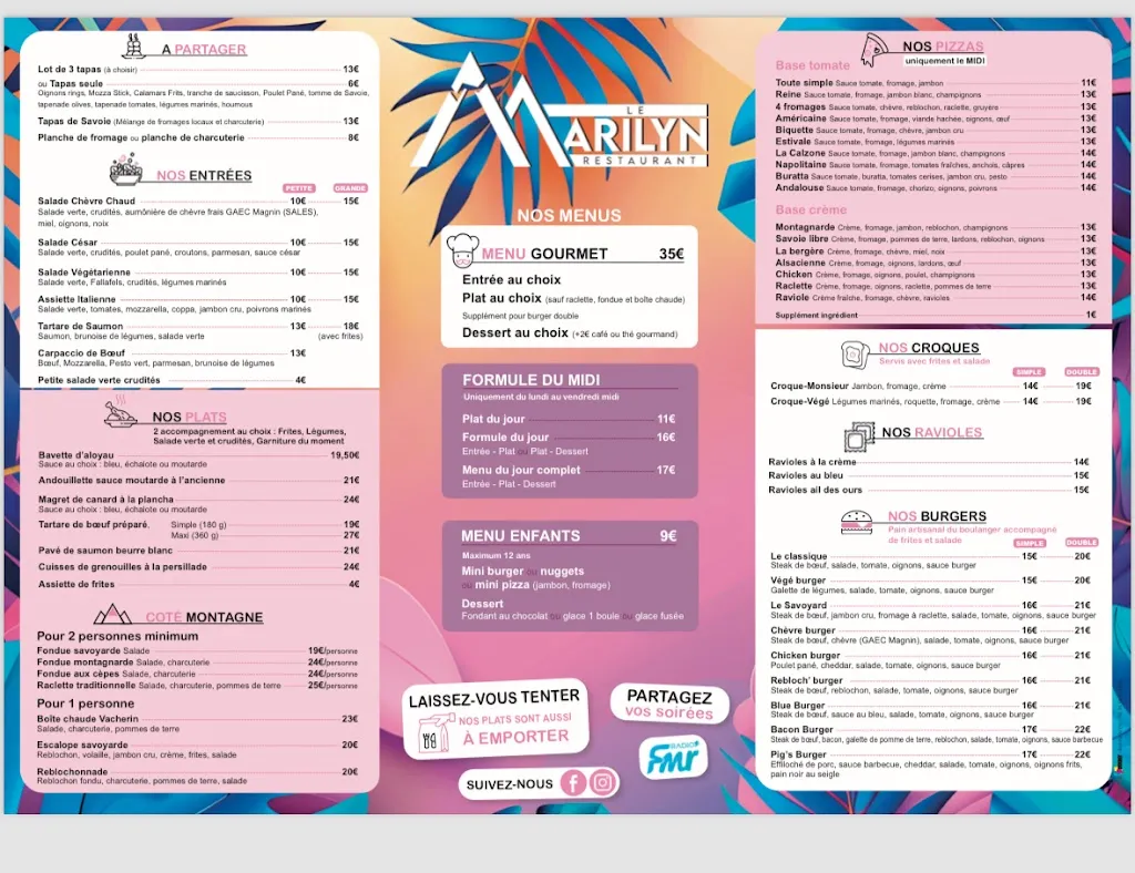Menu_Restaurant le Marilyn_Vallières_image_2