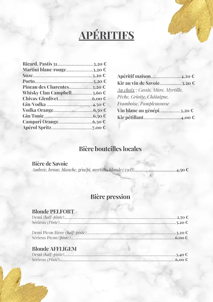 Menü_Restaurant L'Hermitage_Thônes_Bild_4