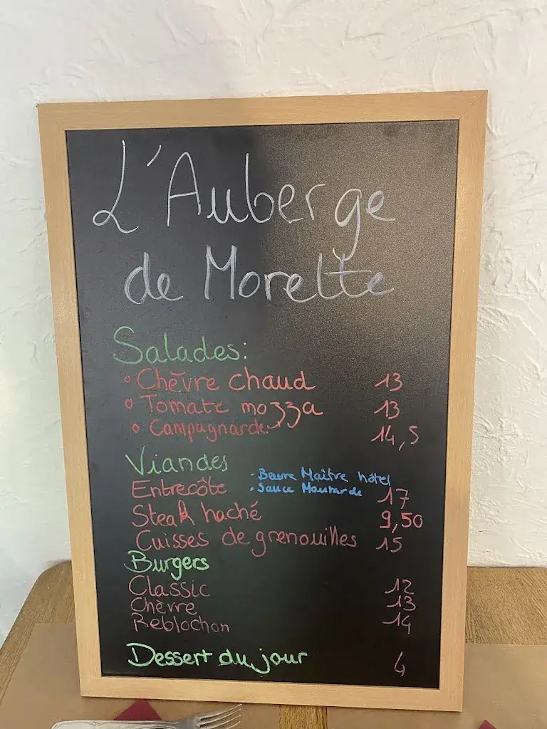 Menu_Auberge de Morette_Thônes_image_3