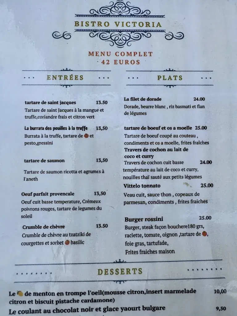 Menü_Bistro Victoria_Valleiry_Bild_1