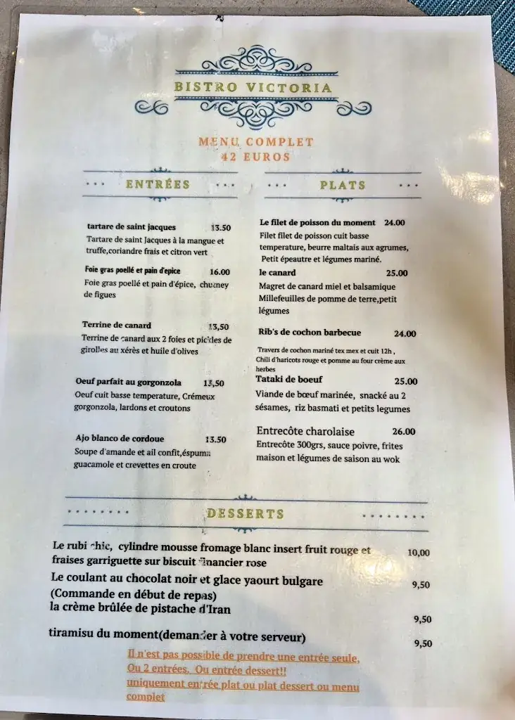 Menü_Bistro Victoria_Valleiry_Bild_3