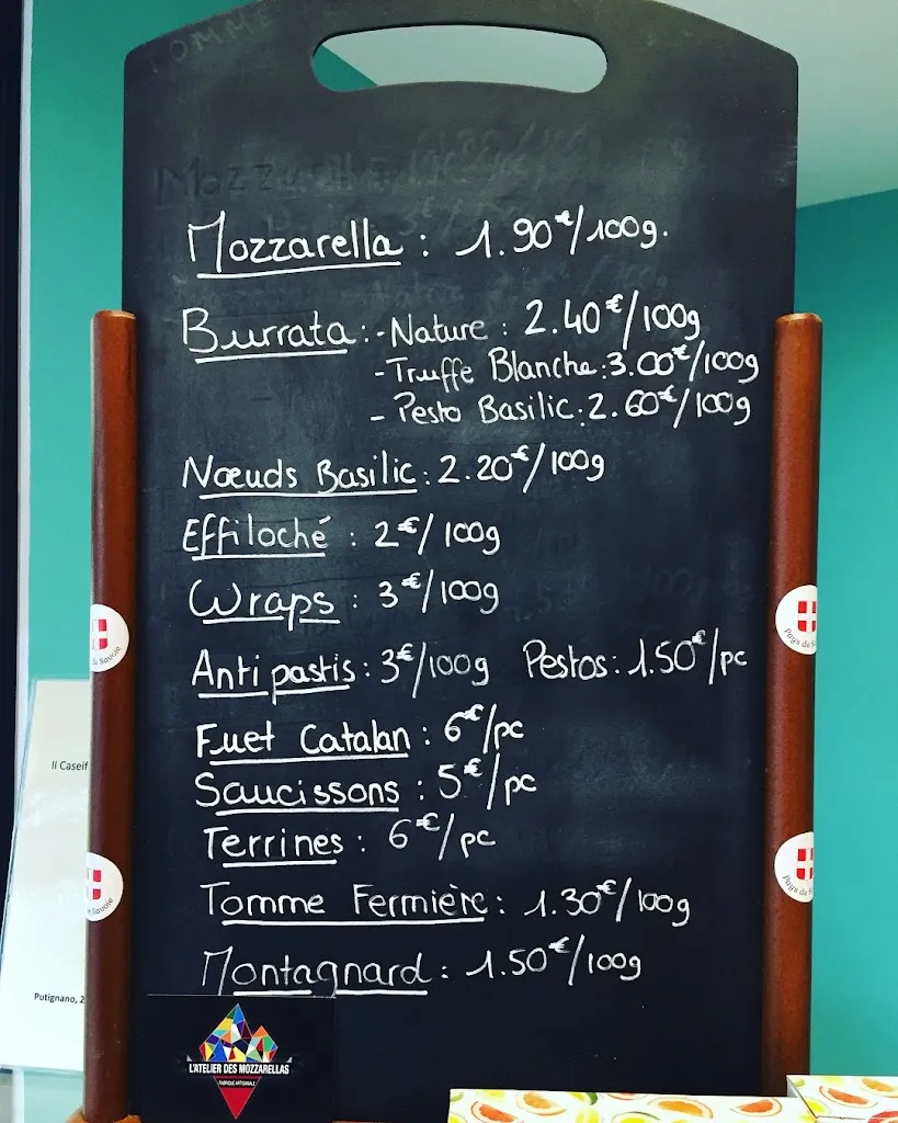 Menu_L'Atelier des Mozzarellas_Chênex_image_1