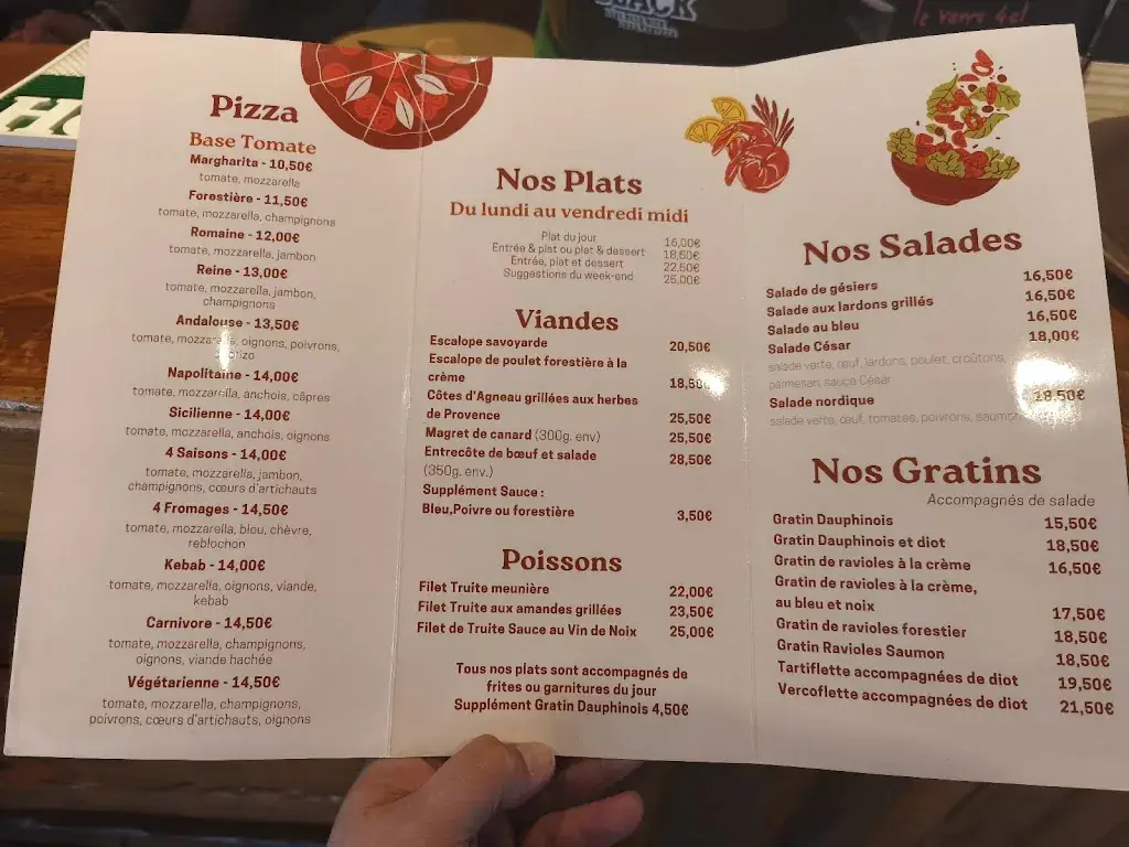 Menu_Restaurant - Le Chalet Suisse_Autrans_image_2