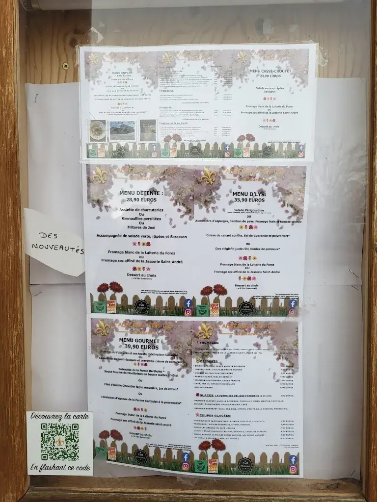 Menu_Auberge Des Lys_Veauchette_image_2