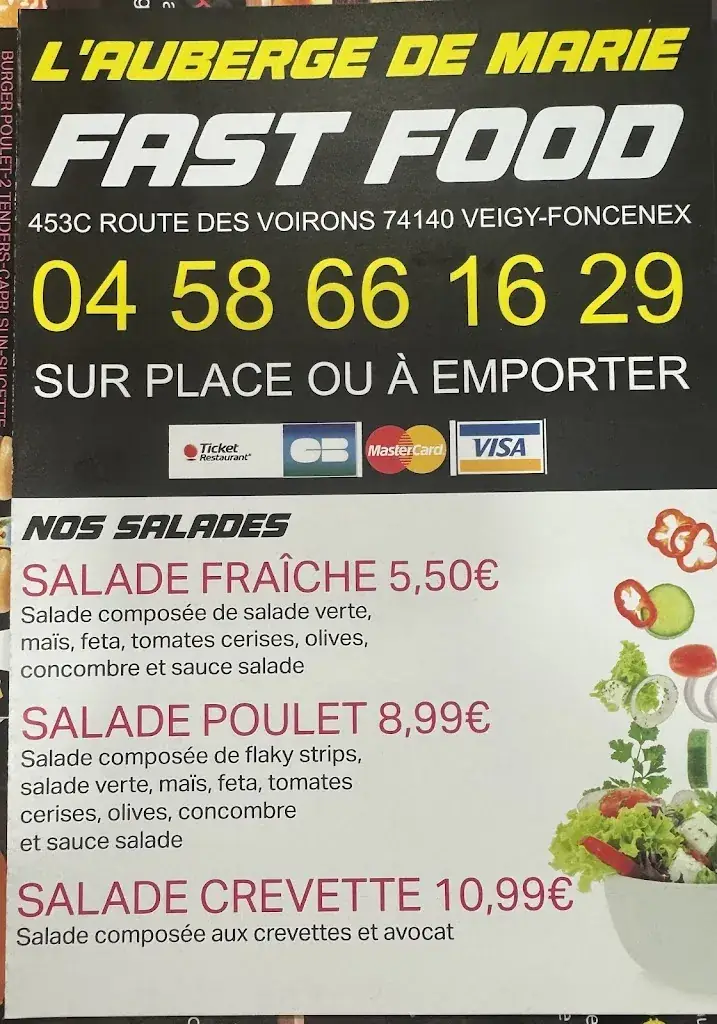 Menu_L AUBERGE DE MARIE_Veigy-Foncenex_image_4