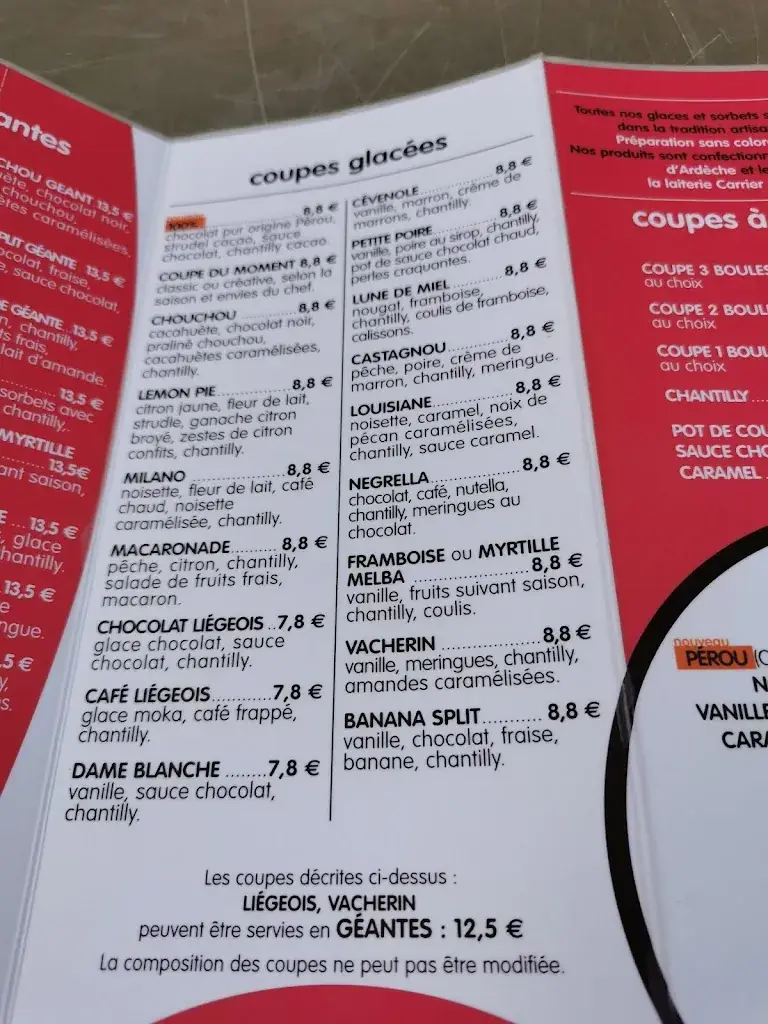 Menu_Glacier Béatrix & Restaurant Côté Crêpes_Vals-les-Bains_image_2