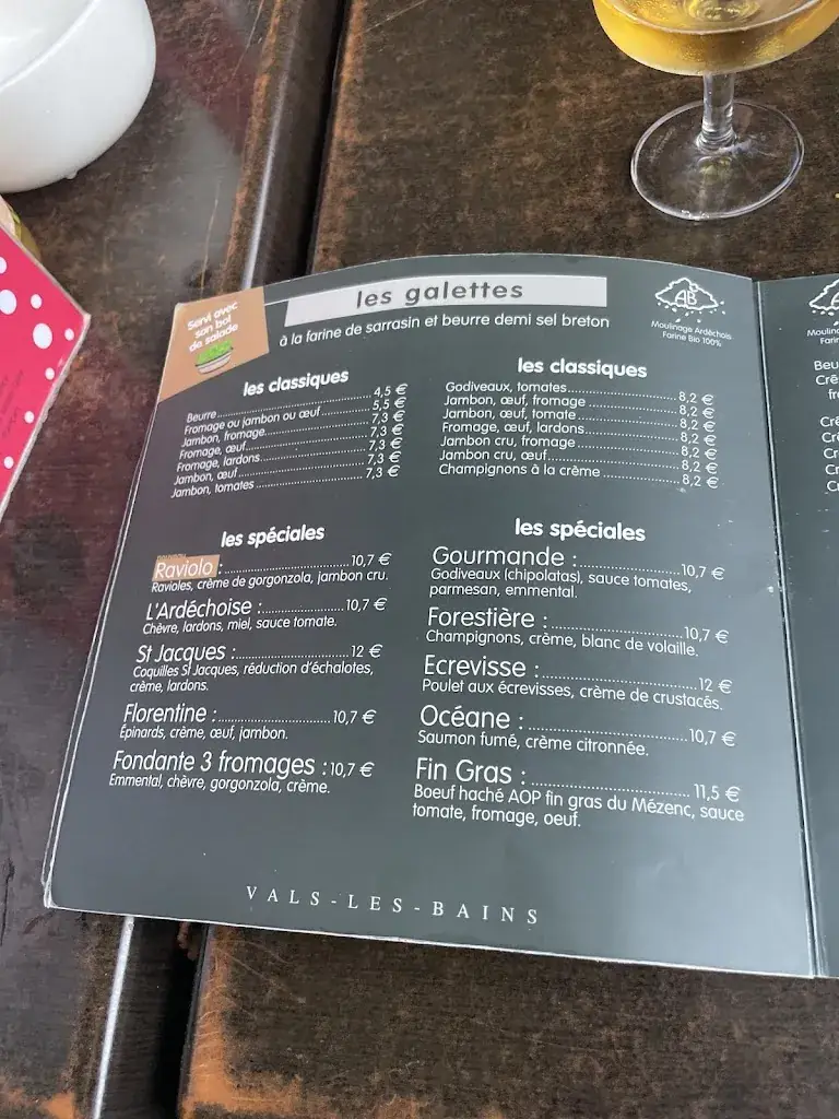 Menu_Glacier Béatrix & Restaurant Côté Crêpes_Vals-les-Bains_image_3