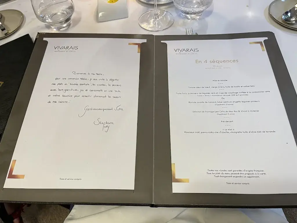 Menu_Restaurant le Vivarais_Vals-les-Bains_image_1