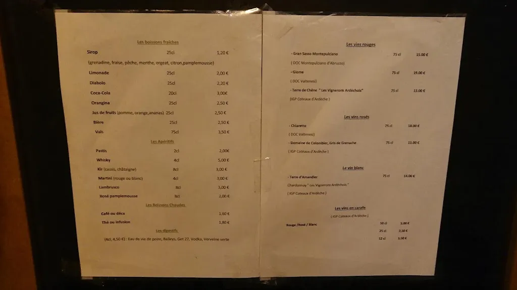 Menu_La Capuche_Vals-les-Bains_immagine_3