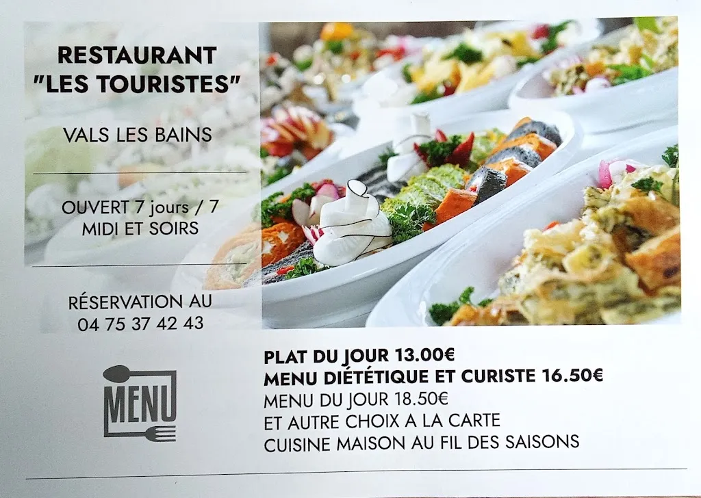 Menu_Restaurant et hôtel 