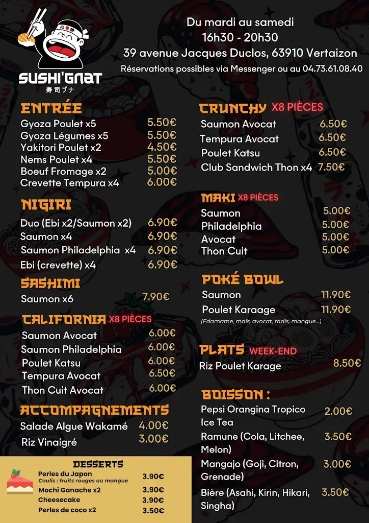 Menu_Sushi'gnat 🍣_Vertaizon_immagine_1
